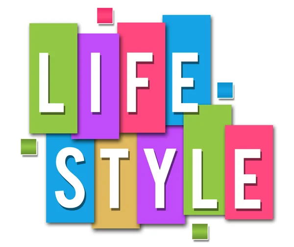 Stile di vita Strisce colorate — Foto Stock