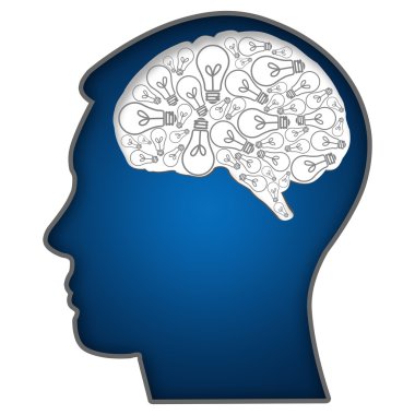 beyin ampuller ile insan kafası