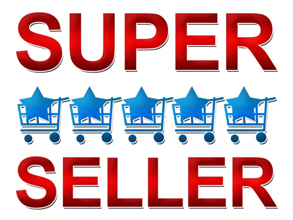 Super vendedor de cinco estrellas — Foto de Stock