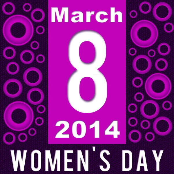 Womens Day Purple Pink Circles — Stock Photo, Image