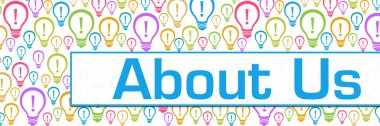 Renkli arkaplanda bizim hakkımızda yazılan metin.