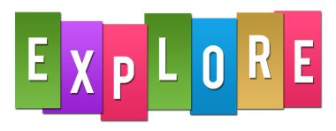 Renkli arkaplanda yazılmış metni keşfet.