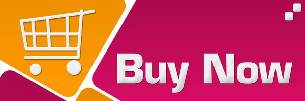 Kaufen Sie Jetzt Text Auf Rosa Orangefarbenem Hintergrund — Stockfoto