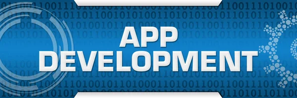 App Development Text Written Blue Background — Stock Photo, Image