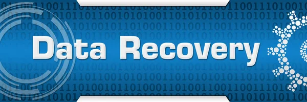 Data Recovery Text Written Blue Background — Stock Photo, Image