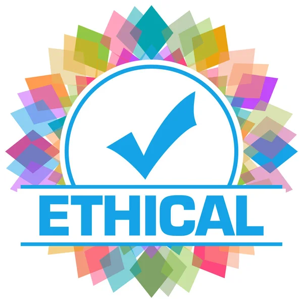 Ethical Text Written Colorful Background —  Fotos de Stock