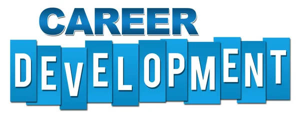 Career Development Text Written Blue Background — Foto Stock