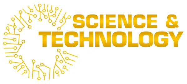 Science Technology Concept Image Text Circuit Symbols — стоковое фото