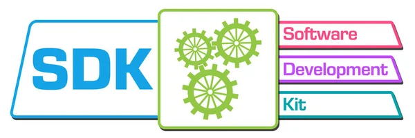 Sdk Software Development Kit Concept Image Text Related Symbols — Stock Photo, Image