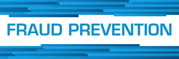 Fraud Prevention text written over blue background.