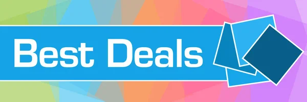 Best Deal Text Written Colorful Background — 图库照片