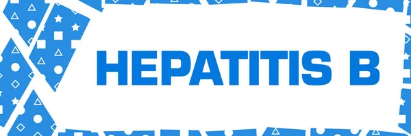 Hepatitis Texto Escrito Sobre Fondo Azul — Foto de Stock