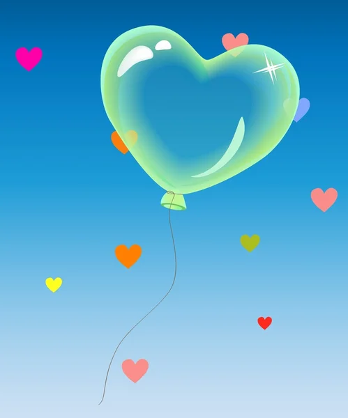kalp şeklinde hava balonu