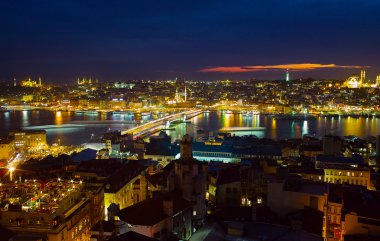 İstanbul gece görünümü