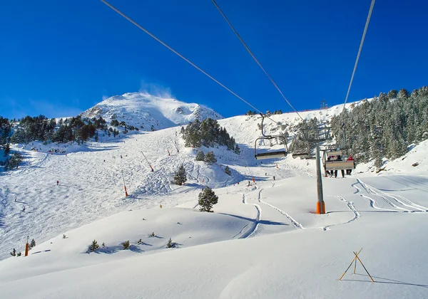 Ski resort görünümü Stok Resim