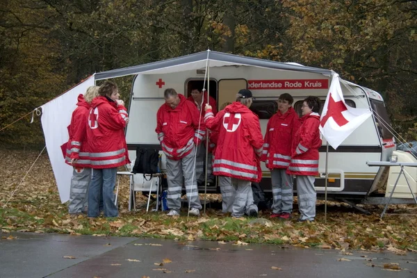 Post of the Red Cross — Stock Photo, Image
