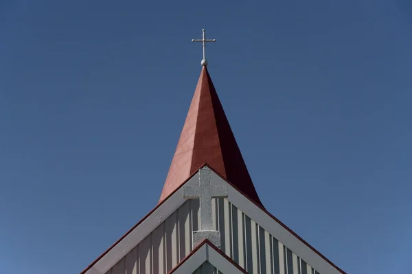 Kościół reyniskirkja, Islandia — Zdjęcie stockowe