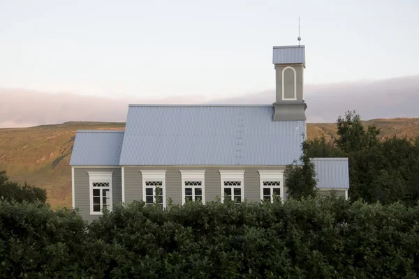 教会，reykholt 冰岛 — 图库照片