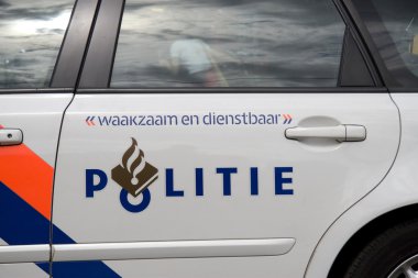 polis arabasında, amsterdam, Hollanda
