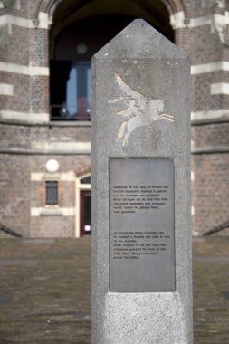 Savaş Anıtı eski St elizabeth's Hospital arnhem, Hollanda