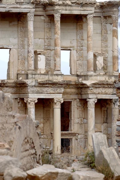 Celsus, 에페소스, 터키의 도서관 — 스톡 사진