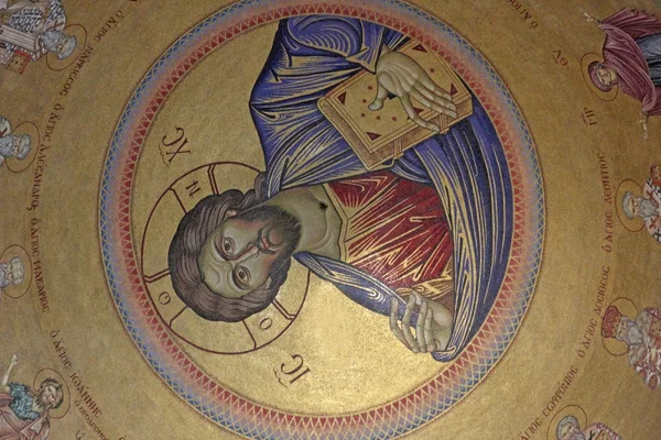 Imagen de Jesús en el Santo Sepulcro, Jerusalén, Israel — Foto de Stock