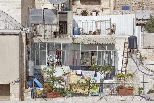 Slum dwelling in Jerusalem, Israel