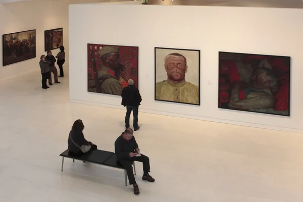 Kiállítás a szovjet mítosz, a Drents Múzeum, Assen, Hollandia — Stock Fotó