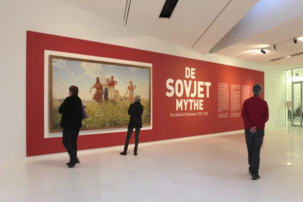 Exposição O Mito Soviético no Museu Drents em Assen, Holanda — Fotografia de Stock