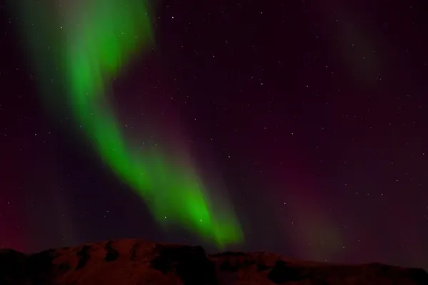 Norrsken i öriket Stockbild