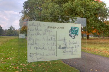 esir kampı westerbork, Hollanda üzerinden resim kartpostal