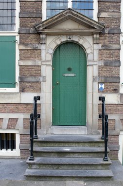 Amsterdam, Hollanda: 14 Haziran 2012 - kapı rembrandt House Amsterdam