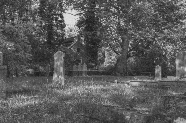 Hřbitov v hoogeveen, Nizozemsko — Stock fotografie