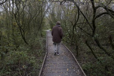 Schiermonnikoog, Hollanda - 25 Ekim 2021
