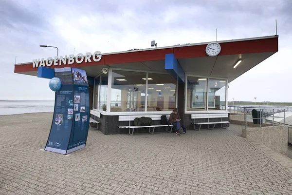 Schiermonnikoog Pays Bas Octobre 2021 Services Passagers Wagenborg Sur Schiermonnikoog — Photo