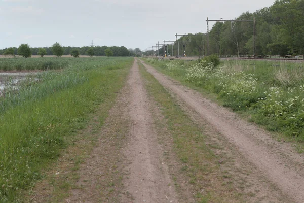 Hoogeveen Hollanda Mayıs 2022 Hoogeveen Hollanda Prorail Tarafından Yapılan Tren — Stok fotoğraf