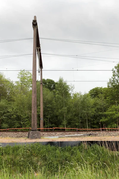 Hoogeveen Países Baixos Maio 2022 Trem Track Work Prorail Hoogeveen — Fotografia de Stock