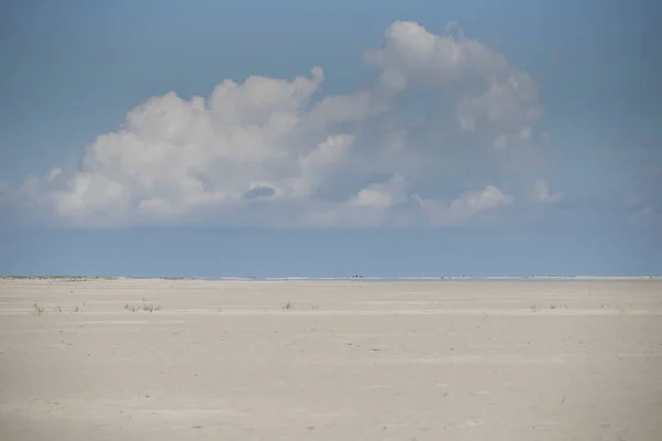 Plage Mer Nord Sur Schiermonnikoog Pays Bas — Photo