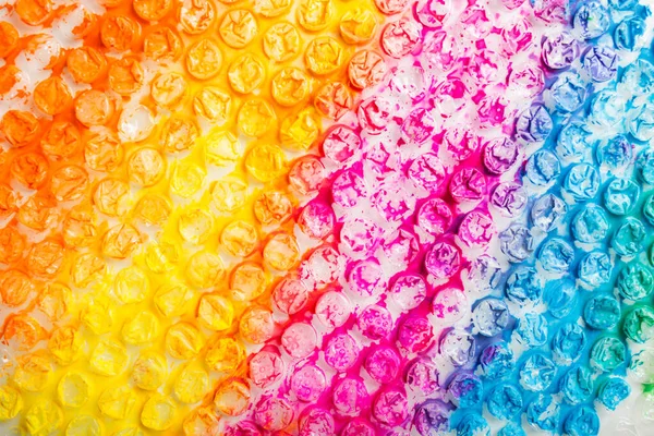 彩色气泡包覆涂料的抽象背景 图库图片
