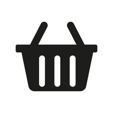 Alışveriş sepeti simgesini - vektör çizim