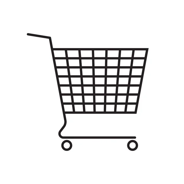 Shopping Cart Icon Trolley Icon — Stock Vector