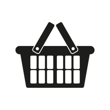 Alışveriş sepeti simgesini - vektör çizim
