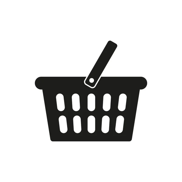 Shopping Basket Icon Vector Illustration — Stock Vector