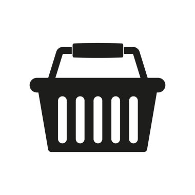 Alışveriş sepeti simgesini - vektör çizim