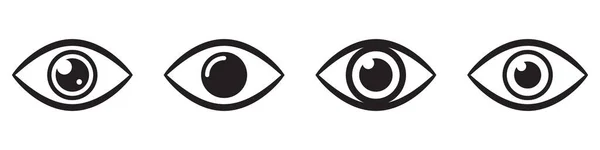 Eye Icon Vector Symbool Geïsoleerd — Stockvector