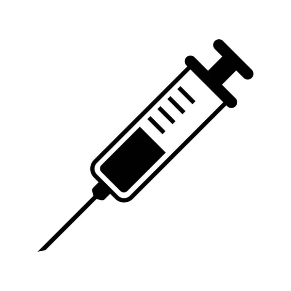 Syringe Icon Injection Vector Icon — Stock Vector