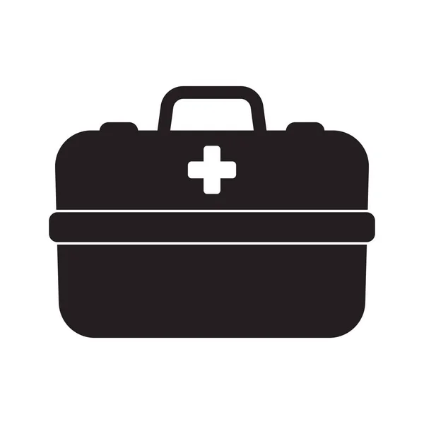 First Aid Kit Box Icon Simple Vector Medical Emergency Medical — Stock Vector