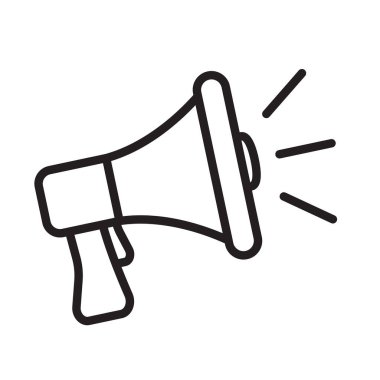 Megafon simgesi, hoparlör simgesi