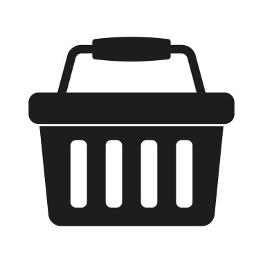 Alışveriş sepeti simgesini - vektör çizim