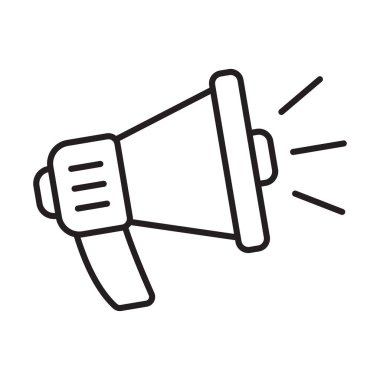 Megafon simgesi, hoparlör simgesi